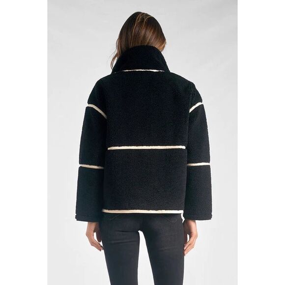 ELAN Women’s Black Snowmass Sherpa Jacket Size Small NWT - Picture 2 of 6